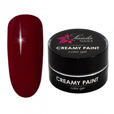 Creamy Paint Color Gel 13 Dark Red, 10 ml