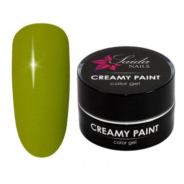 Creamy Paint Color Gel 21 Olive Green, 10 ml