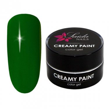 Creamy Paint Color Gel 22 Dark Green, 10 ml