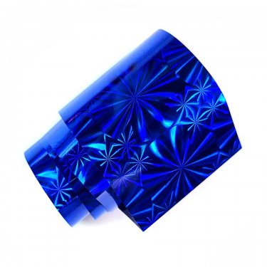 Nail Art Foil XXL 100cm - BLUE STAR