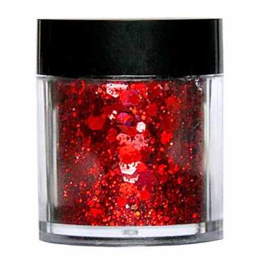 Laser Glitter Mix - RED