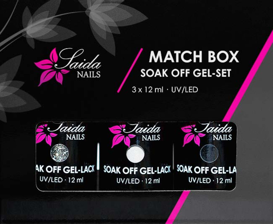 Match Box Gel Polishes from Saida Nails