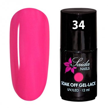 Gel Polish 34 Neon Barbie Pink