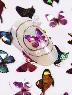 Laser Butterfly Sticker 3