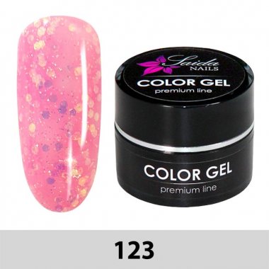 Colorgel Premium Line 123 - Rosa Glitter