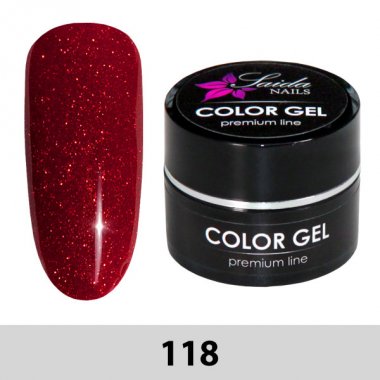 Color Gel Premium Line 118 - Glitter Blood Fine