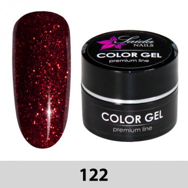 Colorgel Premium Line 122 - Glitter Blood Coarse