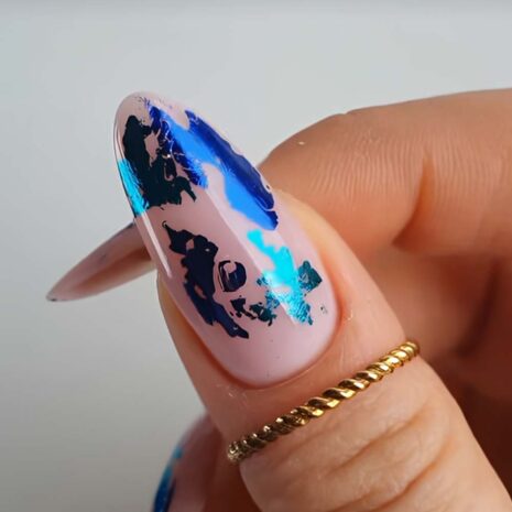 Nailart-Folie XXL Türkis Nails