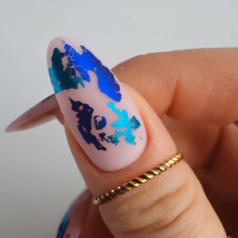 Nailart-Folie XXL Türkis Nails