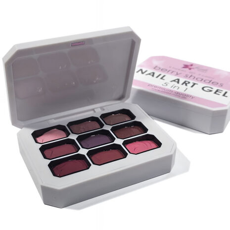 Nailart Gel 5 in 1, BERRY SHADES
