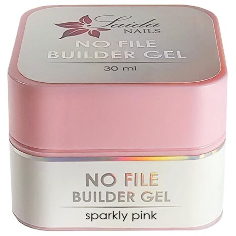 No File Builder Gel Sparkly Pink
