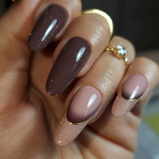 Babyboomer-French-Sticker Braun-Gold