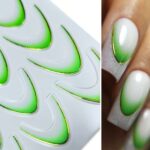 Babyboomer French Stickers Green Gold
