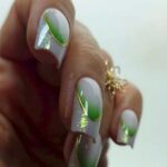 Babyboomer French Stickers Green Gold