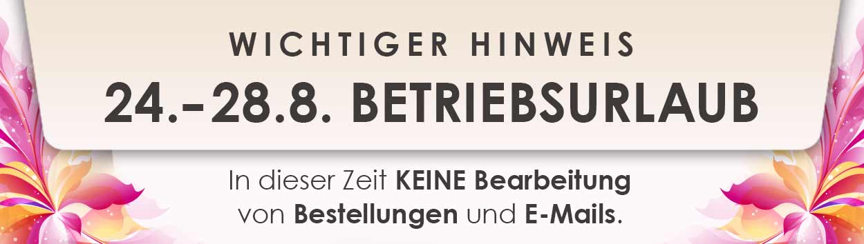 Urlaub vom 24.-28.8.2026